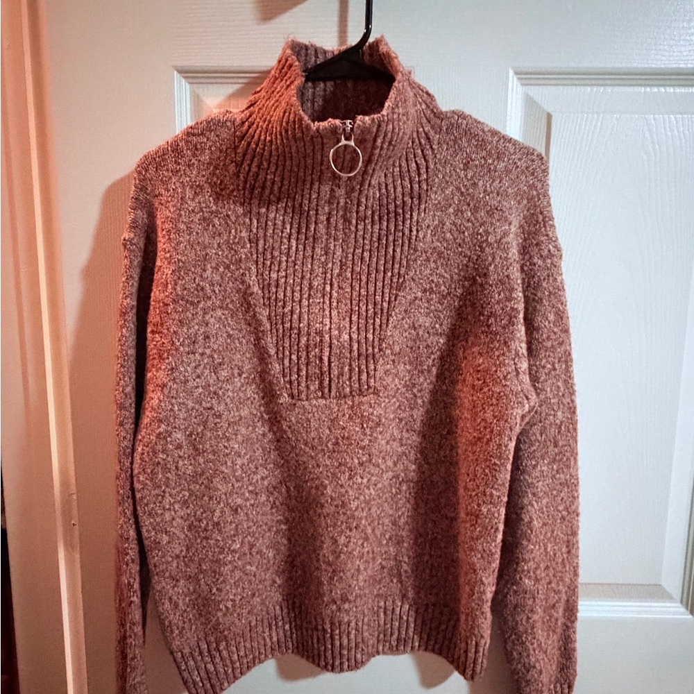 Old Navy Brown Cowl Neck Sweater